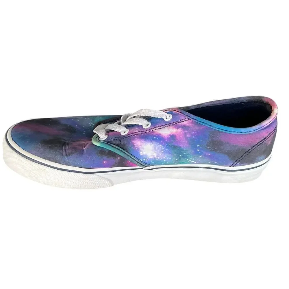 Vans Galaxy Off The Wall Size 5 Pink Purple Blue Green